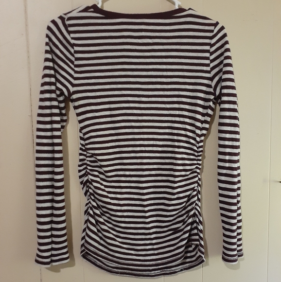 Liz lange maternity shirt long sleeve size small - Picture 2 of 4